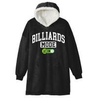 Father's Day Billiards Mode On Funny Billiard Pool Player Gift For Dad Hooded Wearable Blanket