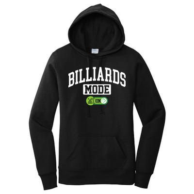 Father's Day Billiards Mode On Funny Billiard Pool Player Gift For Dad Women's Pullover Hoodie