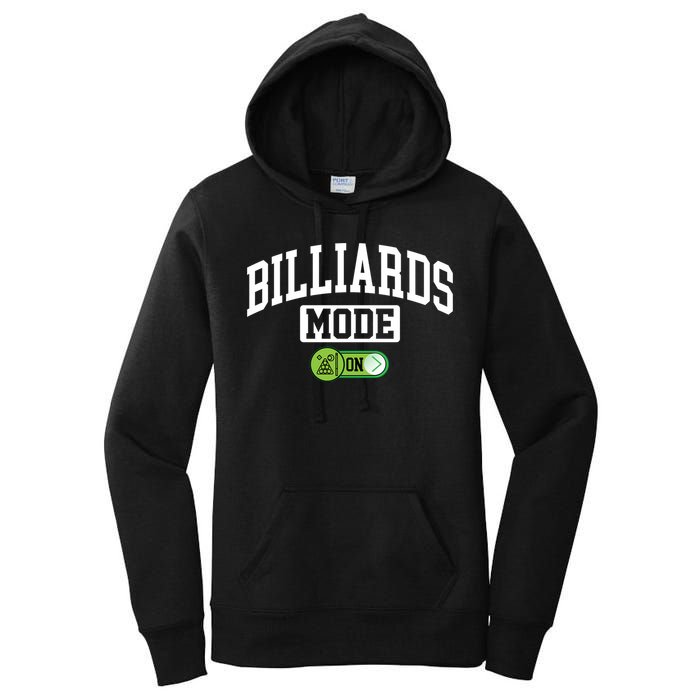 Father's Day Billiards Mode On Funny Billiard Pool Player Gift For Dad Women's Pullover Hoodie