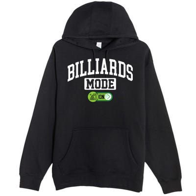 Father's Day Billiards Mode On Funny Billiard Pool Player Gift For Dad Premium Pullover Hoodie