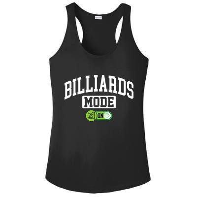Father's Day Billiards Mode On Funny Billiard Pool Player Gift For Dad Ladies PosiCharge Competitor Racerback Tank