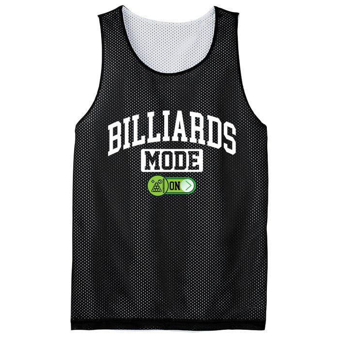 Father's Day Billiards Mode On Funny Billiard Pool Player Gift For Dad Mesh Reversible Basketball Jersey Tank