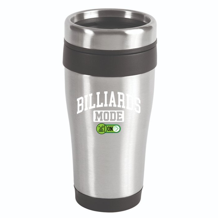 Father's Day Billiards Mode On Funny Billiard Pool Player Gift For Dad 16oz Travel Tumbler