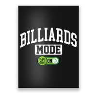 Father's Day Billiards Mode On Funny Billiard Pool Player Gift For Dad Poster