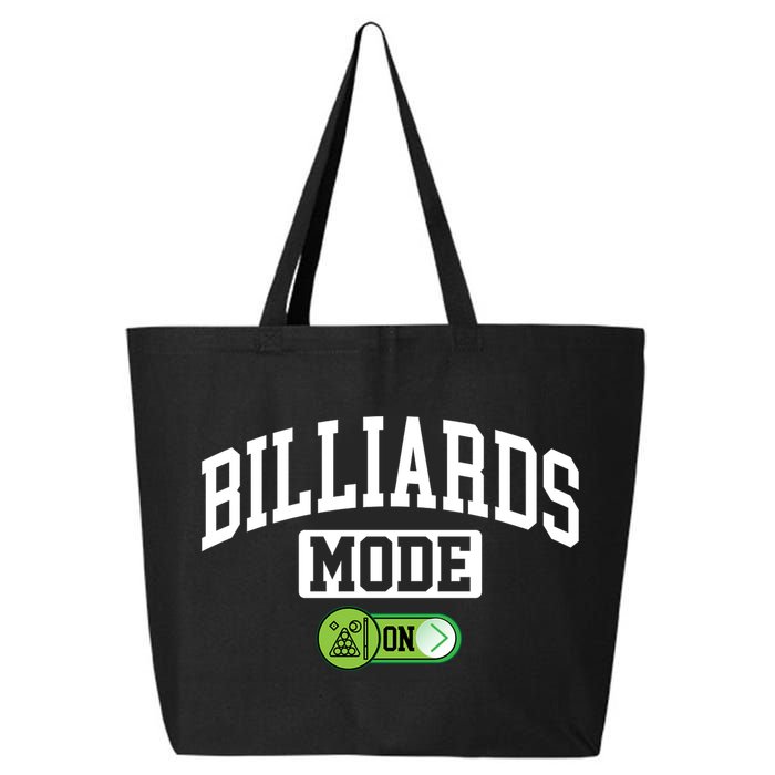Father's Day Billiards Mode On Funny Billiard Pool Player Gift For Dad 25L Jumbo Tote