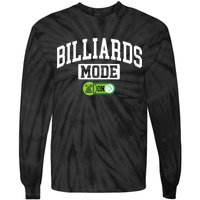 Father's Day Billiards Mode On Funny Billiard Pool Player Gift For Dad Tie-Dye Long Sleeve Shirt