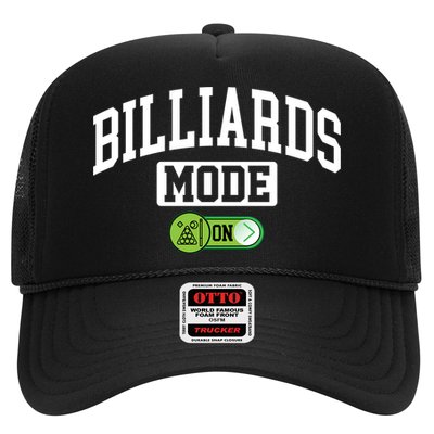 Father's Day Billiards Mode On Funny Billiard Pool Player Gift For Dad Trucker Hat