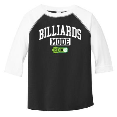 Father's Day Billiards Mode On Funny Billiard Pool Player Gift For Dad Toddler Fine Jersey T-Shirt