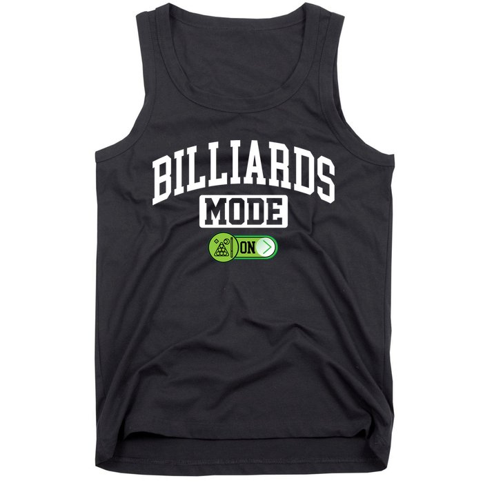 Father's Day Billiards Mode On Funny Billiard Pool Player Gift For Dad Tank Top