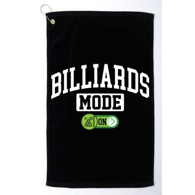 Father's Day Billiards Mode On Funny Billiard Pool Player Gift For Dad Golf Towel