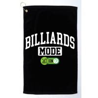Father's Day Billiards Mode On Funny Billiard Pool Player Gift For Dad Golf Towel