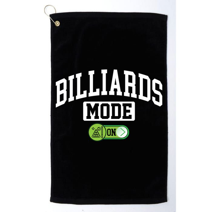 Father's Day Billiards Mode On Funny Billiard Pool Player Gift For Dad Golf Towel