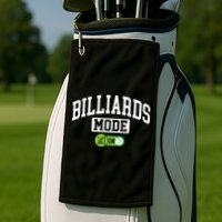 Father's Day Billiards Mode On Funny Billiard Pool Player Gift For Dad Golf Towel