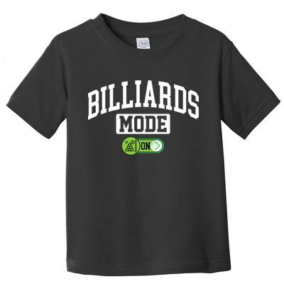 Father's Day Billiards Mode On Funny Billiard Pool Player Gift For Dad Toddler T-Shirt