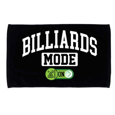 Father's Day Billiards Mode On Funny Billiard Pool Player Gift For Dad Microfiber Hand Towel