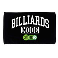 Father's Day Billiards Mode On Funny Billiard Pool Player Gift For Dad Microfiber Hand Towel