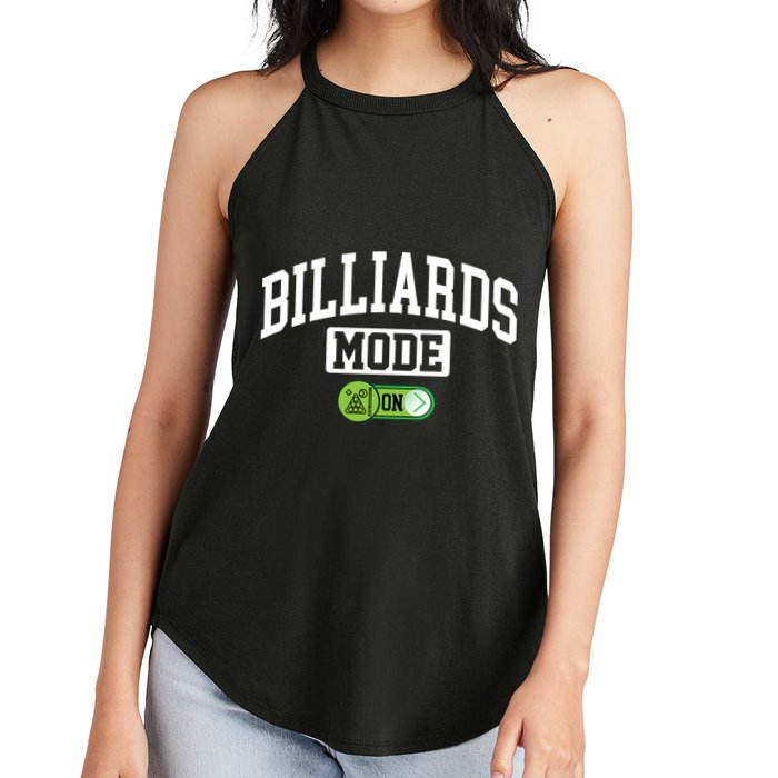 Father's Day Billiards Mode On Funny Billiard Pool Player Gift For Dad Women's Perfect Tri Rocker Tank