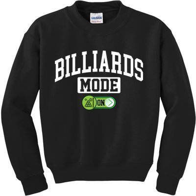 Father's Day Billiards Mode On Funny Billiard Pool Player Gift For Dad Kids Sweatshirt