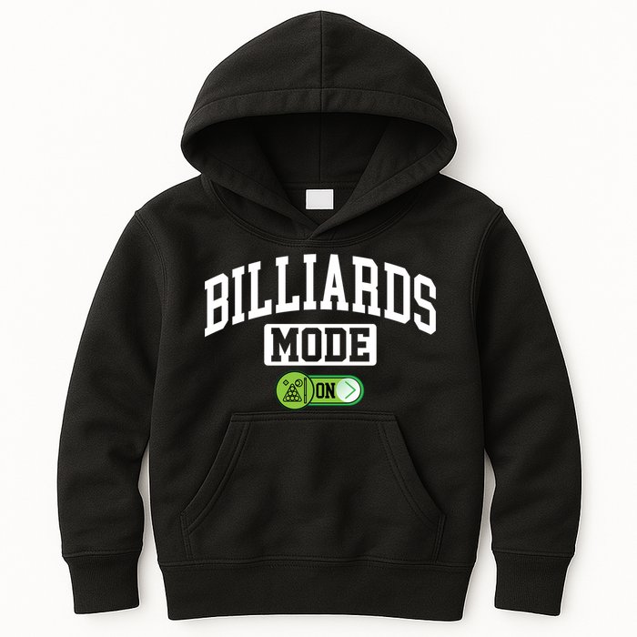 Father's Day Billiards Mode On Funny Billiard Pool Player Gift For Dad Kids Hoodie