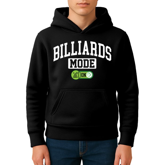 Father's Day Billiards Mode On Funny Billiard Pool Player Gift For Dad Kids Hoodie