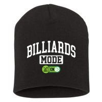 Father's Day Billiards Mode On Funny Billiard Pool Player Gift For Dad Short Acrylic Beanie