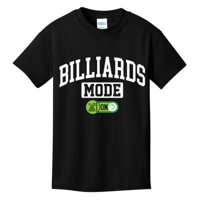 Father's Day Billiards Mode On Funny Billiard Pool Player Gift For Dad Kids T-Shirt