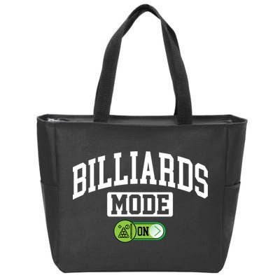 Father's Day Billiards Mode On Funny Billiard Pool Player Gift For Dad Zip Tote Bag
