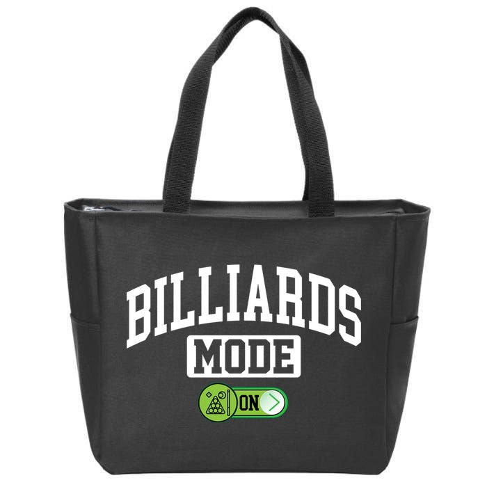 Father's Day Billiards Mode On Funny Billiard Pool Player Gift For Dad Zip Tote Bag