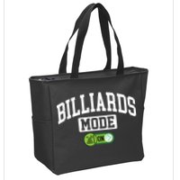 Father's Day Billiards Mode On Funny Billiard Pool Player Gift For Dad Zip Tote Bag