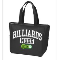 Father's Day Billiards Mode On Funny Billiard Pool Player Gift For Dad Zip Tote Bag