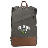 Father's Day Billiards Mode On Funny Billiard Pool Player Gift For Dad Cotton Canvas Backpack