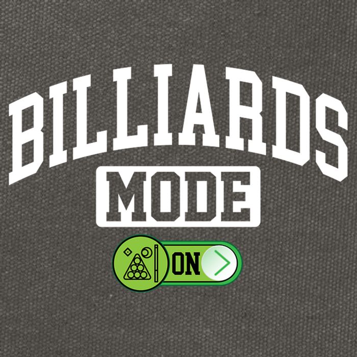 Father's Day Billiards Mode On Funny Billiard Pool Player Gift For Dad Cotton Canvas Backpack