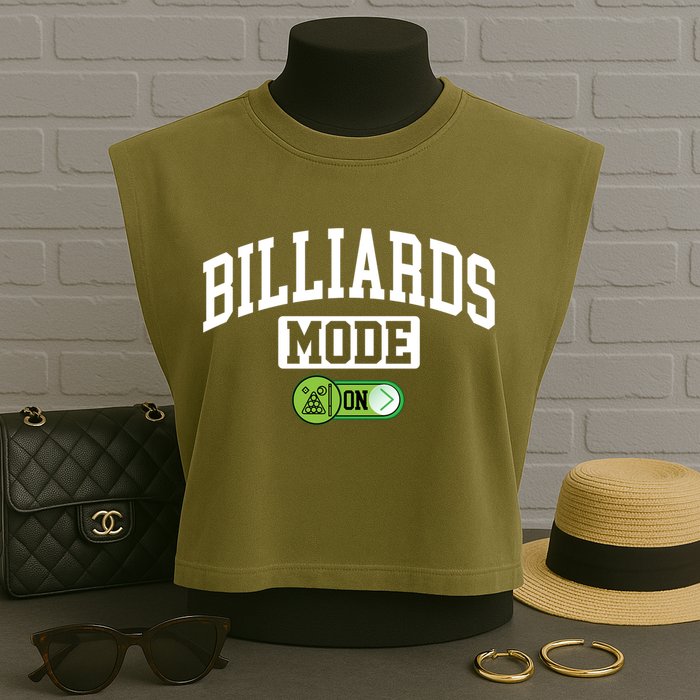 Father's Day Billiards Mode On Funny Billiard Pool Player Gift For Dad Garment-Dyed Women's Muscle Tee
