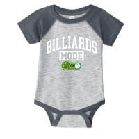 Father's Day Billiards Mode On Funny Billiard Pool Player Gift For Dad Infant Baby Jersey Bodysuit