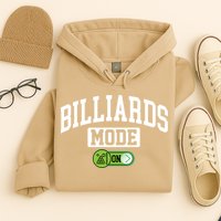 Father's Day Billiards Mode On Funny Billiard Pool Player Gift For Dad Hoodie