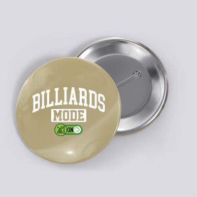 Father's Day Billiards Mode On Funny Billiard Pool Player Gift For Dad Button