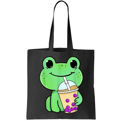 Frog Drinking Bubble Tea Bag