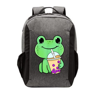 Frog Drinking Bubble Tea Vector Backpack