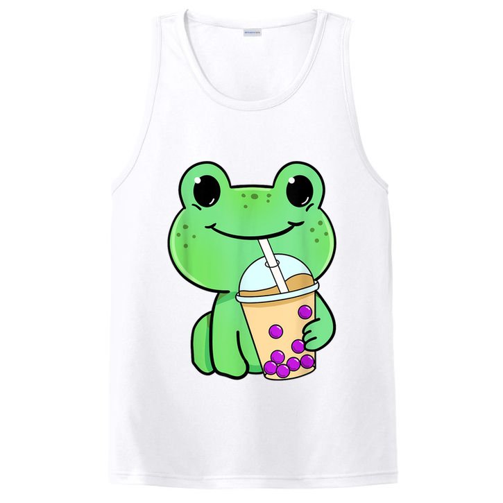 Frog Drinking Bubble Tea PosiCharge Competitor Tank