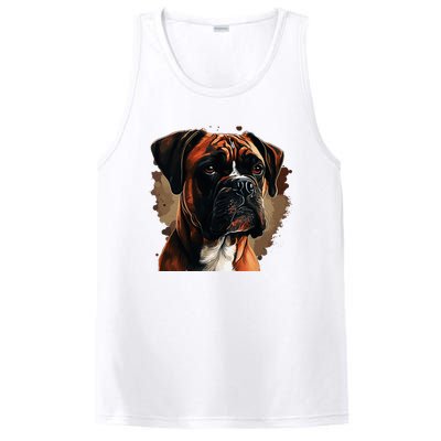 Funny Dog Boxer PosiCharge Competitor Tank