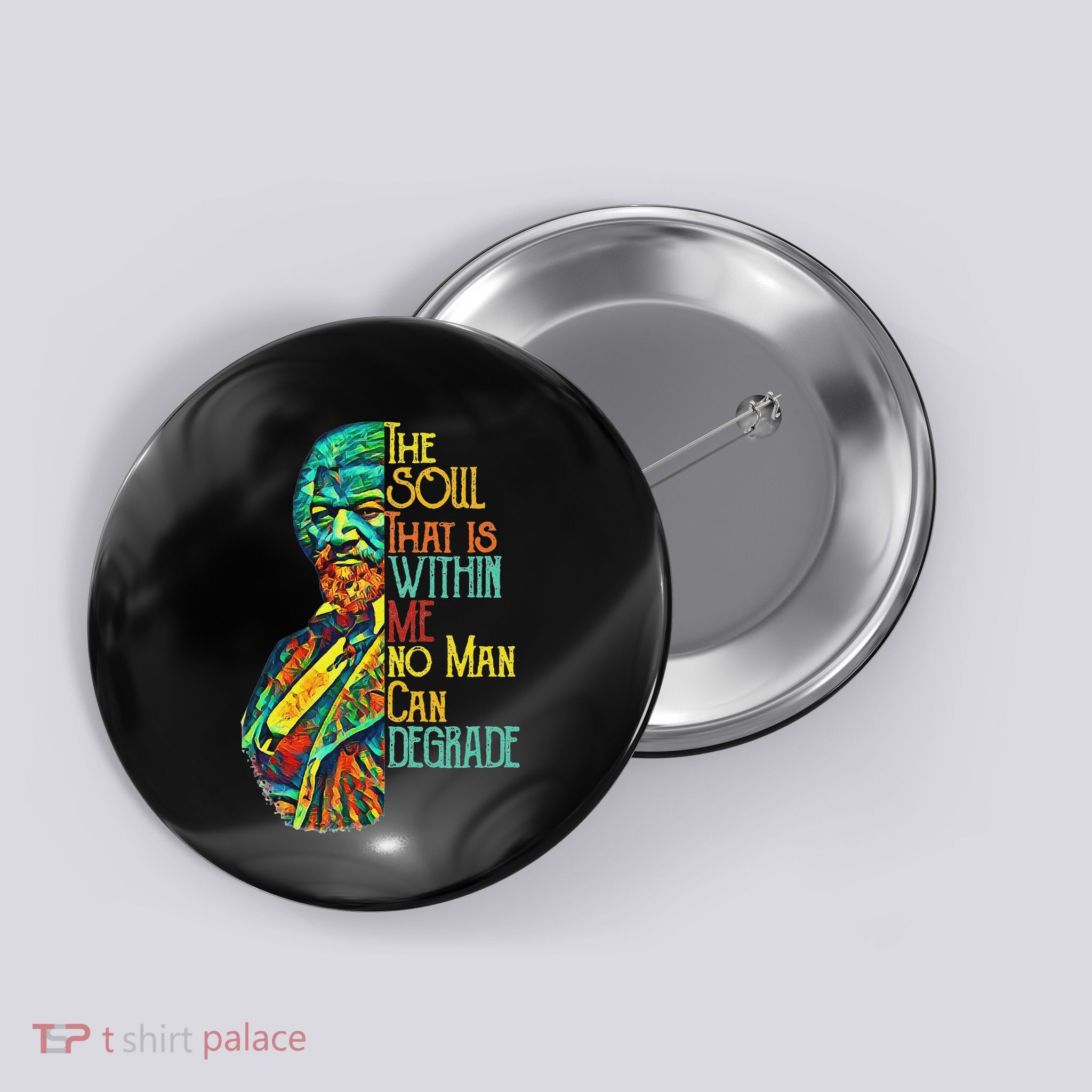 Frederick Douglass Black Leader Quote Black History Month Button
