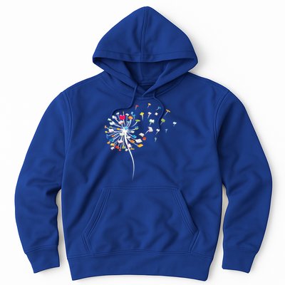 Funny Dandelion Books Gift For Reading Lover Gift Hoodie