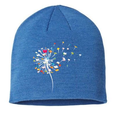 Funny Dandelion Books Gift For Reading Lover Gift Sustainable Beanie