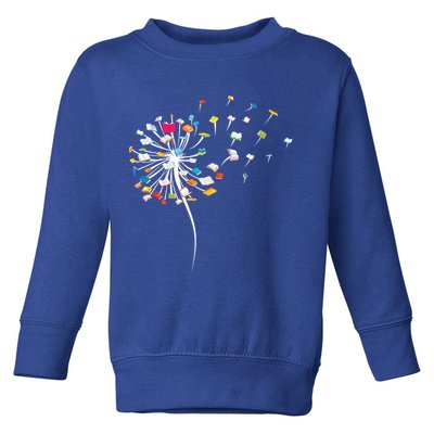 Funny Dandelion Books Gift For Reading Lover Gift Toddler Sweatshirt