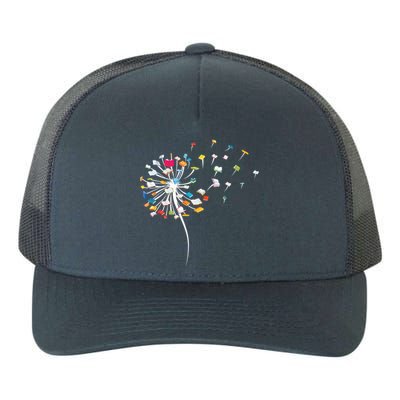 Funny Dandelion Books Gift For Reading Lover Gift Yupoong Adult 5-Panel Trucker Hat