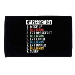 Father's Day Billiards My Perfect Day Gift For Dad Microfiber Hand Towel