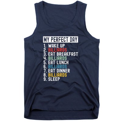 Father's Day Billiards My Perfect Day Gift For Dad Tank Top