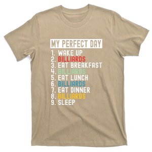 Father's Day Billiards My Perfect Day Gift For Dad T-Shirt