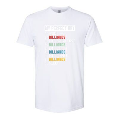 Father's Day Billiards My Perfect Day Gift For Dad Softstyle CVC T-Shirt