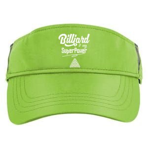 Father's Day Billiards Is My Superpower Funny Pool Gift For Dad Adult Drive Performance Visor